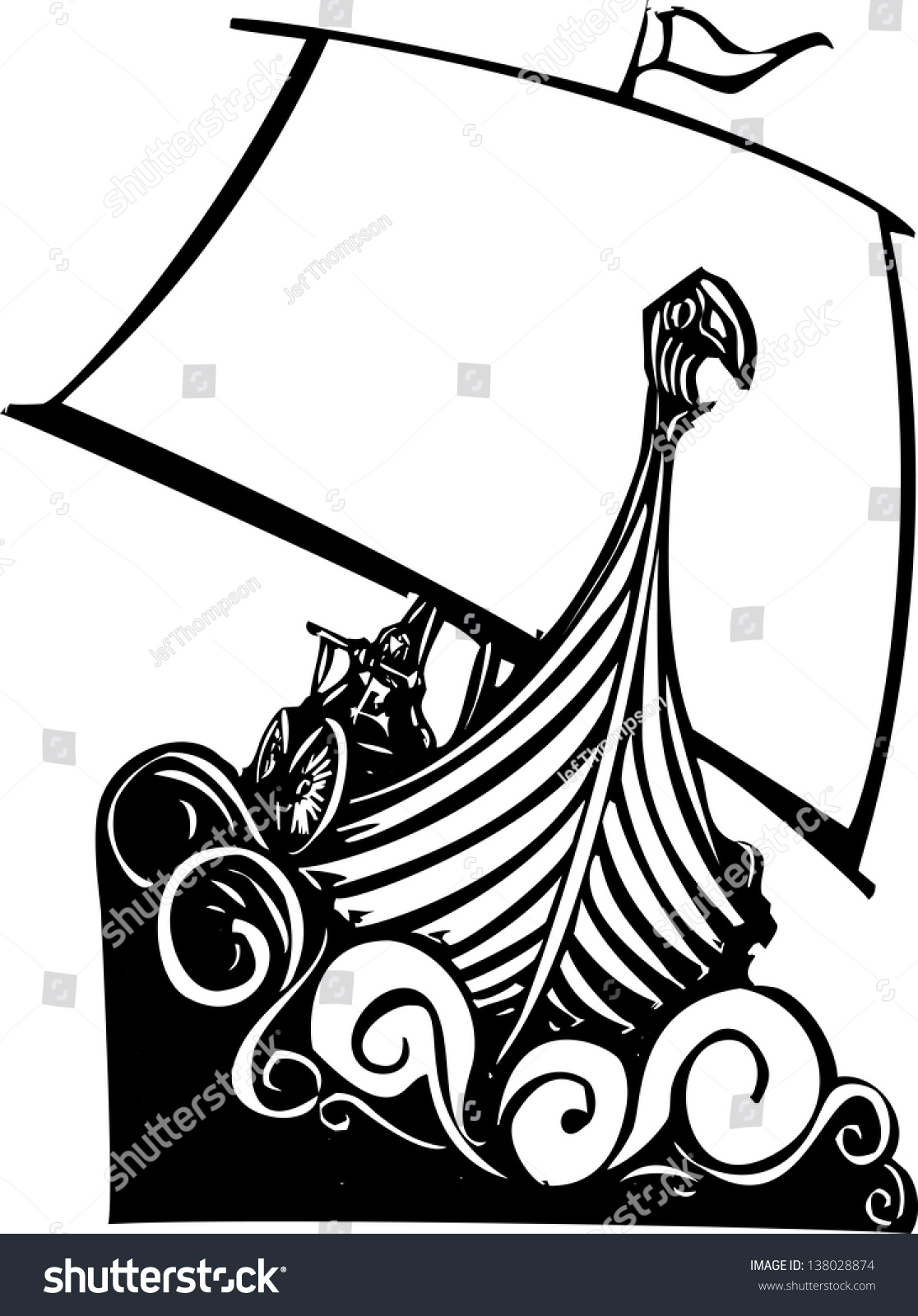 1116x1600 Viking Ship Clip Art