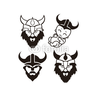 400x400 Head People Vikingline Illustration Of An Ancient Viking Warrior