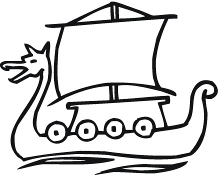 438x350 Longboats Clipart