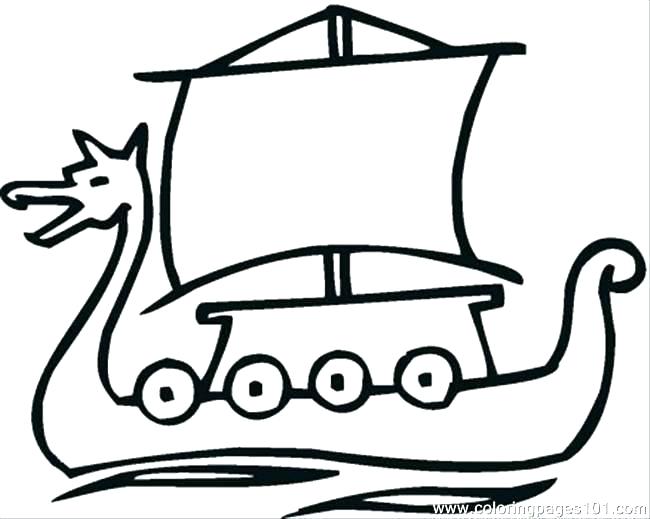 Viking Longboat Drawing | Free download on ClipArtMag