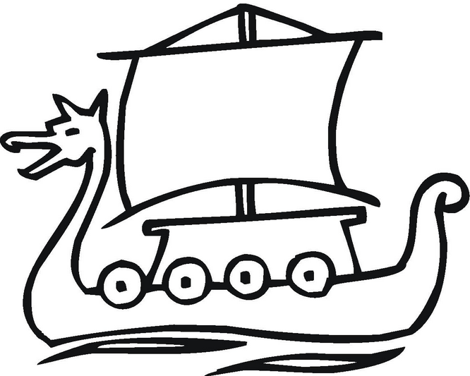 Viking Longboat Drawing | Free download on ClipArtMag