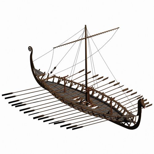 Viking Longship Drawing