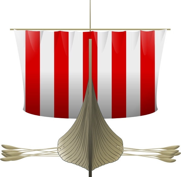 600x587 Viking Longship Clip Art Free Vector In Open Office Drawing
