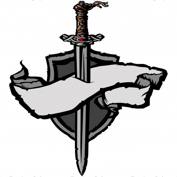 590x590 Viking Clip Art Logo