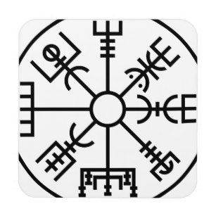 307x307 Viking Shield Drink Beverage Coasters Zazzle