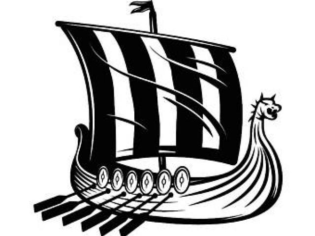 640x480 Viking Ship Clipart Shield