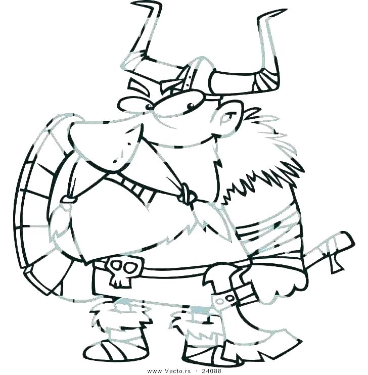 728x742 Viking Ship Coloring