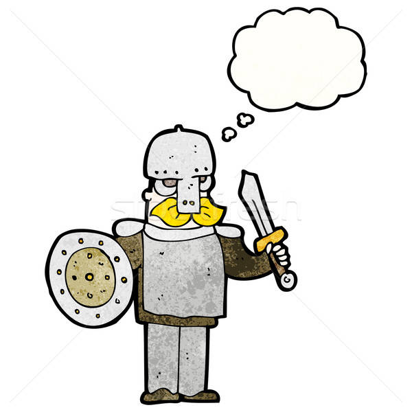 600x600 Cartoon Viking Warrior Vector Illustration Lineartestpilot