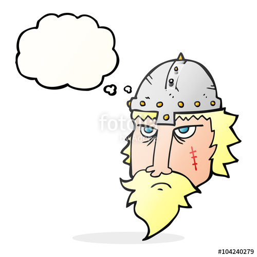500x500 Thought Bubble Cartoon Viking Warrior Stock Image And Royalty