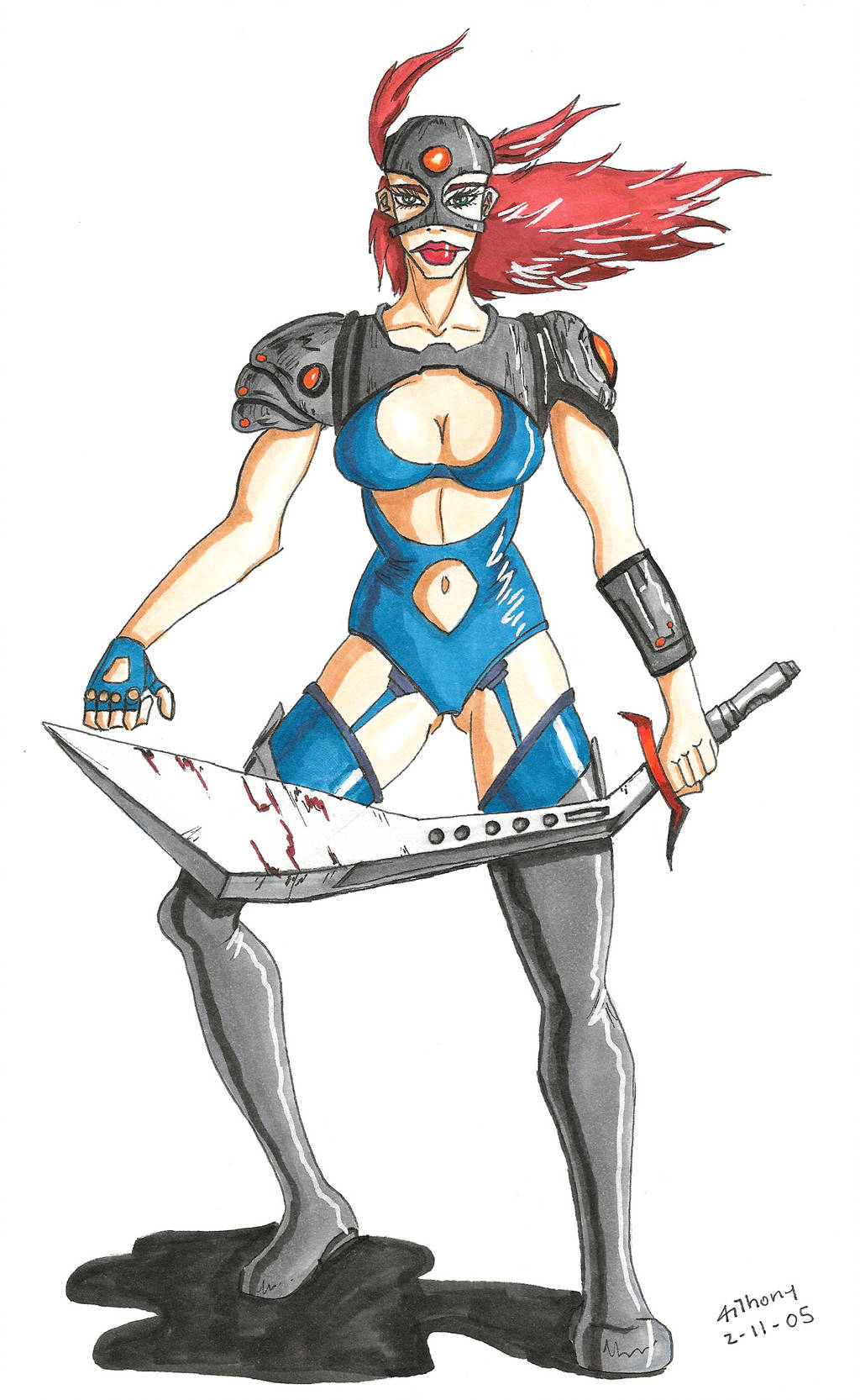 1024x1666 Neo Viking Girl