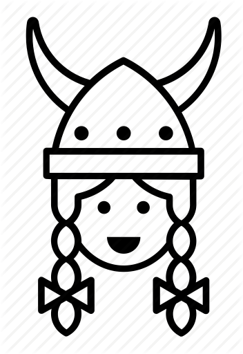 352x512 Avatar, Face, People, Person, User, Viking, Woman Icon