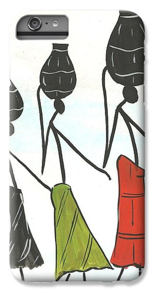 321x600 African Village Scene Iphone Plus Cases Fine Art America