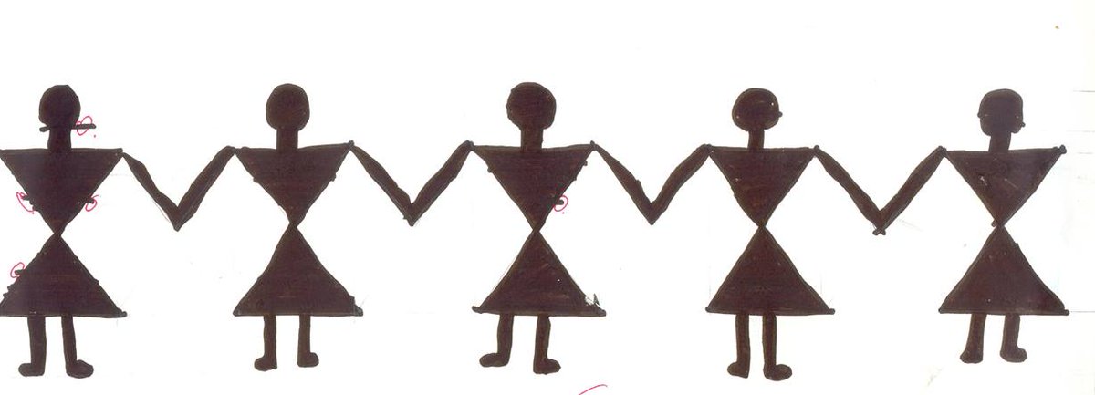 1200x433 Chitrakoota School On Twitter Warli, A Tribal Art Captures