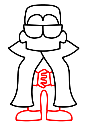 300x450 Drawing A Cartoon Dracula