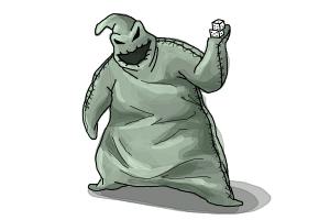 300x200 How To Draw Oogie Boogie, Disney Villain