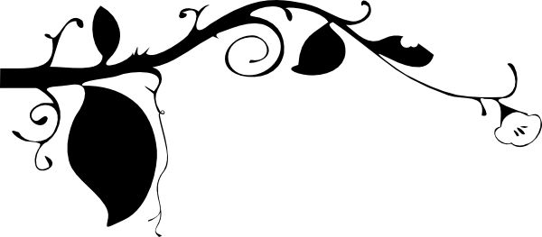 600x263 Clipart Vine Design