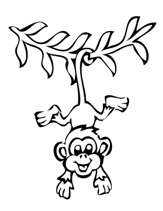337x436 Image Result For How To Draw Monkeys Swinging On A Vine Animals