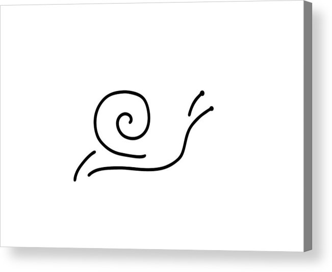 651x534 Snails Snail House Vineyard Acrylic Print