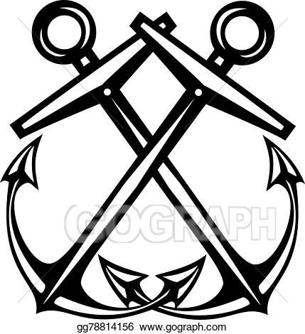 429x470 Crossed Anchors Clipart Clip Art Images