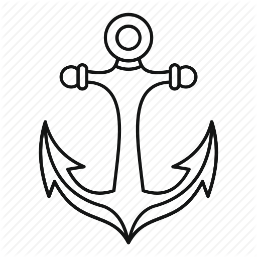 512x512 Old Drawing Anchor Transparent Png Clipart Free Download