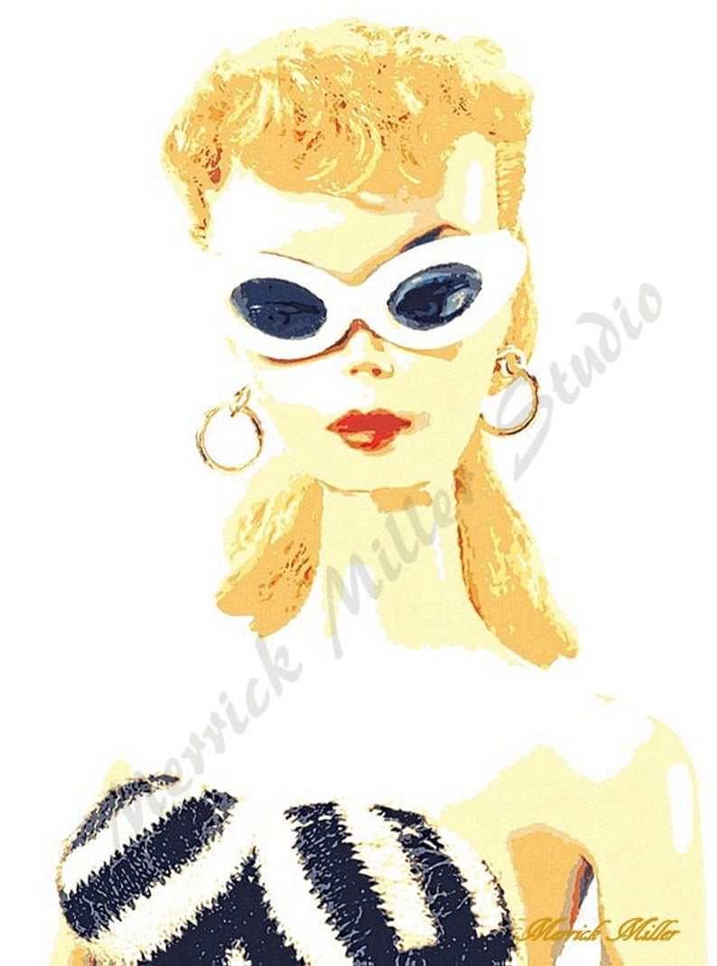 794x1069 Vintage Barbie Reproduction Pring Summer Bathing Suit Etsy