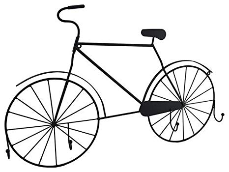 466x350 Retro Bicycle Shaped Metal Wall Hook