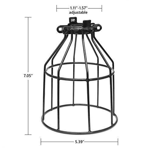 500x500 Supmart Metal Bulb Guard, Clamp On Steel Lamp Cage For Hanging