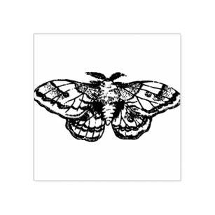 307x307 Vintage Butterfly Rubber Stamps