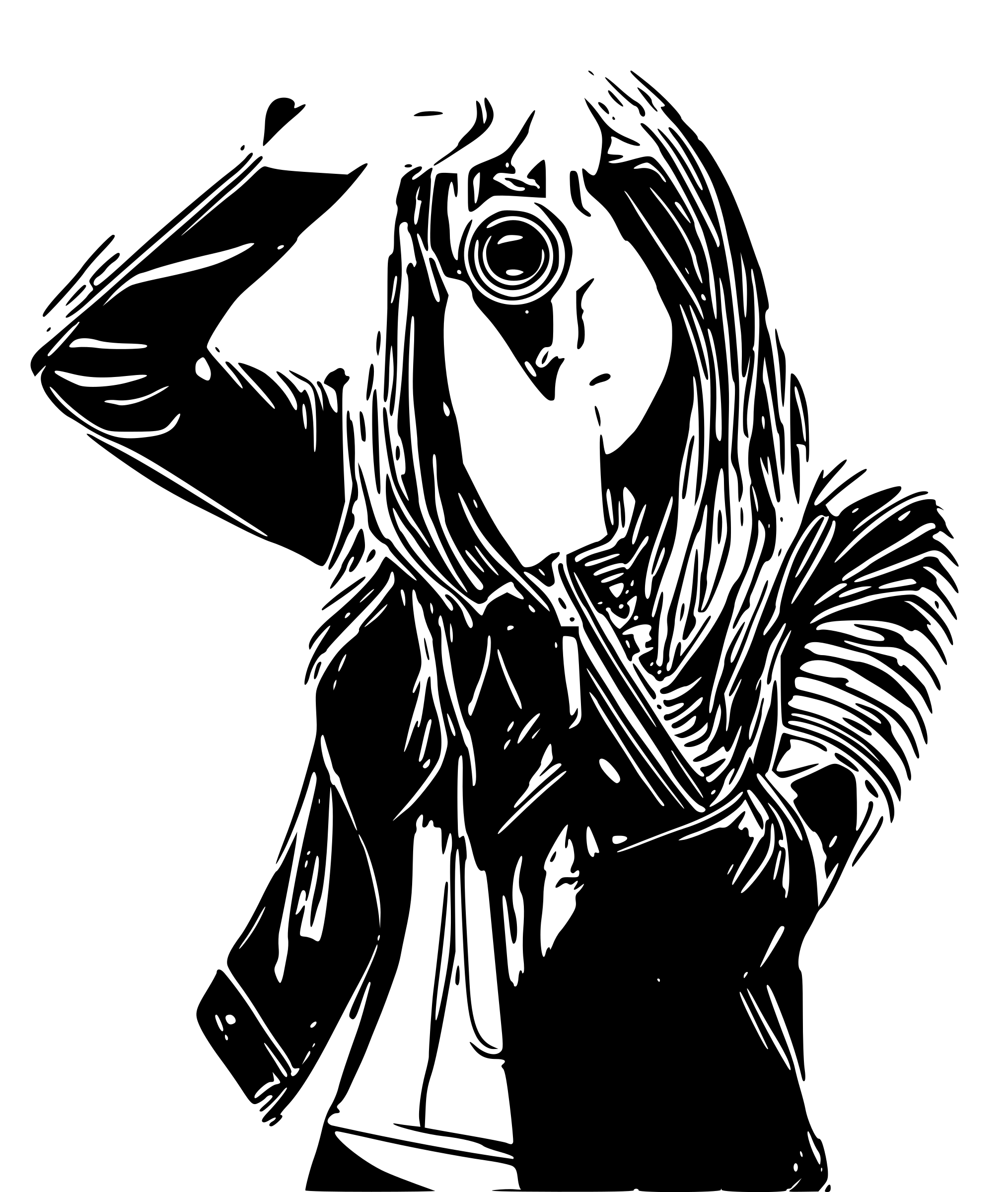 2030x2400 Camera Drawing Free Download