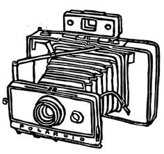 236x222 Old School Camera Hand Drawn Illustration