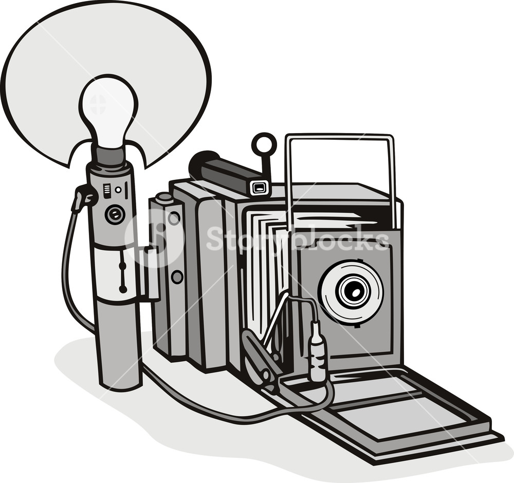 1000x940 Vintage Camera Flash Bulb Royalty Free Stock Image