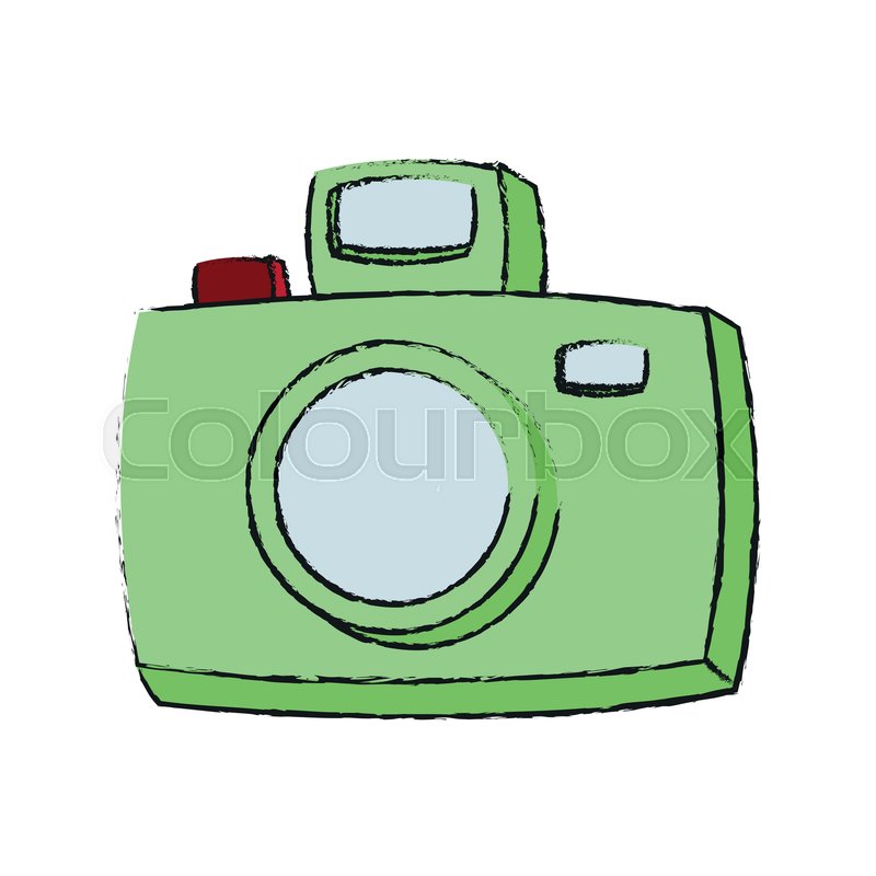 800x800 Vintage Photographic Camera Icon Stock Vector Colourbox