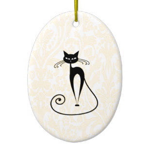 307x307 Vintage Cat Christmas Decorations Zazzle Ca