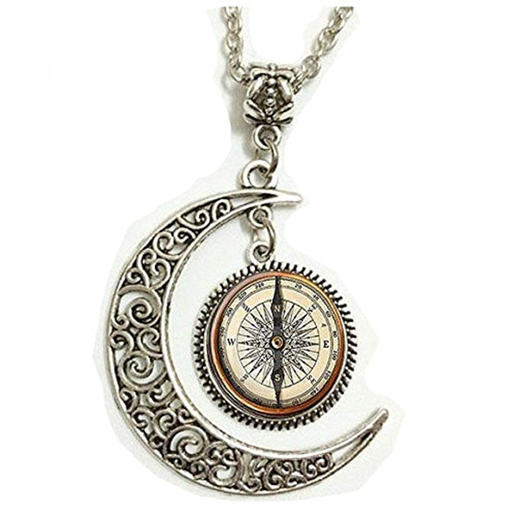 1000x1006 Bonlting Steampunk Compass Pendant, Steampunk Compass