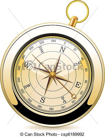 359x470 Vector Vintage Compass
