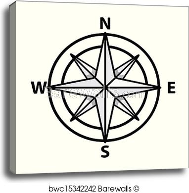 382x390 Vintage Compass