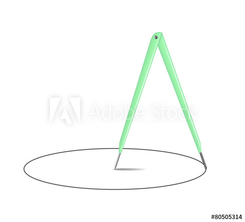 500x453 Vintage Drawing Compass And Circle