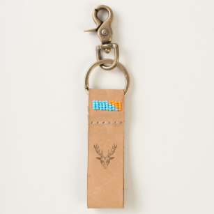 307x307 Vintage Cow Illustration Keychains Lanyards Zazzle
