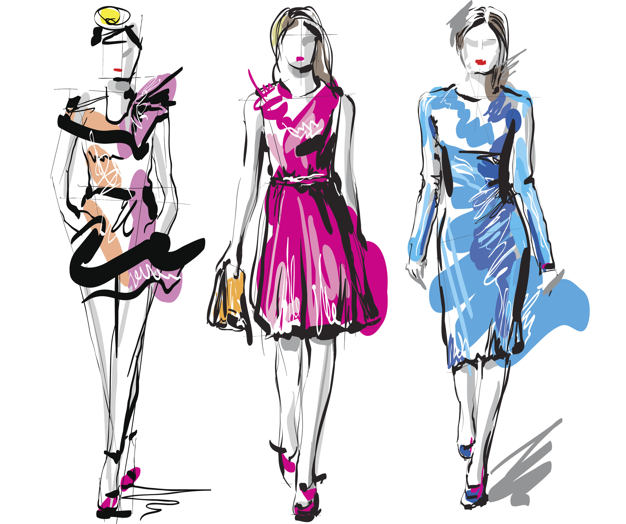 2000x1675 Fashion Illustrators Lovetoknow