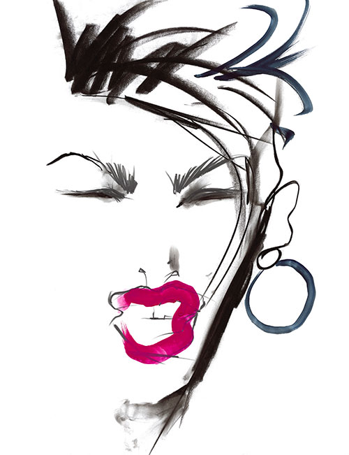 500x651 The World Of Fashion Illustrator Tony Viramontes