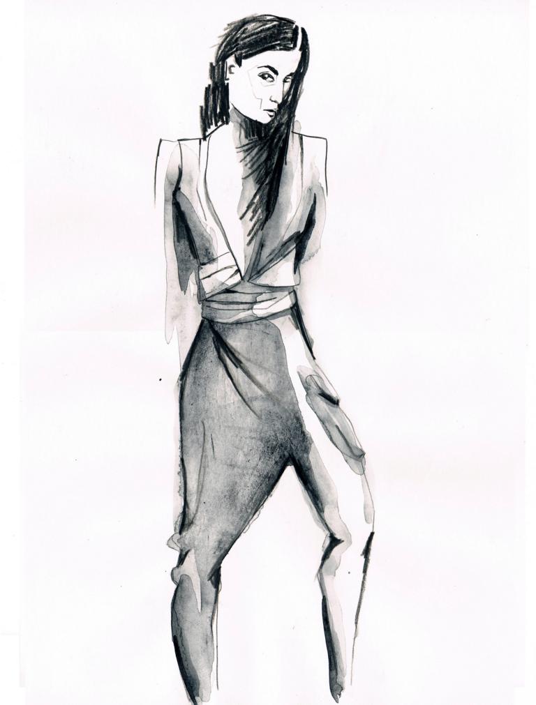 768x1011 Chanel Drawing Vogue For Free Download