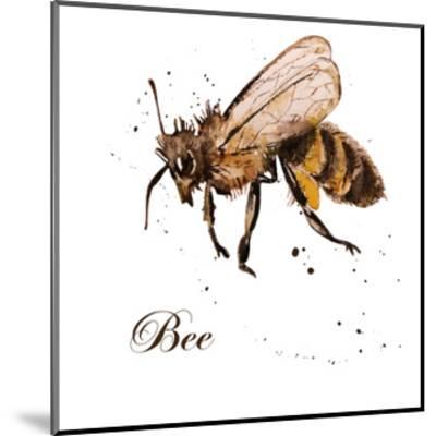 400x400 Honey Bee, Watercolor, Isolation On A White Background Hand