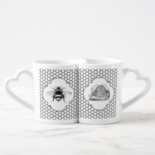 307x307 Vintage Honey Coffee Travel Mugs Zazzle Au