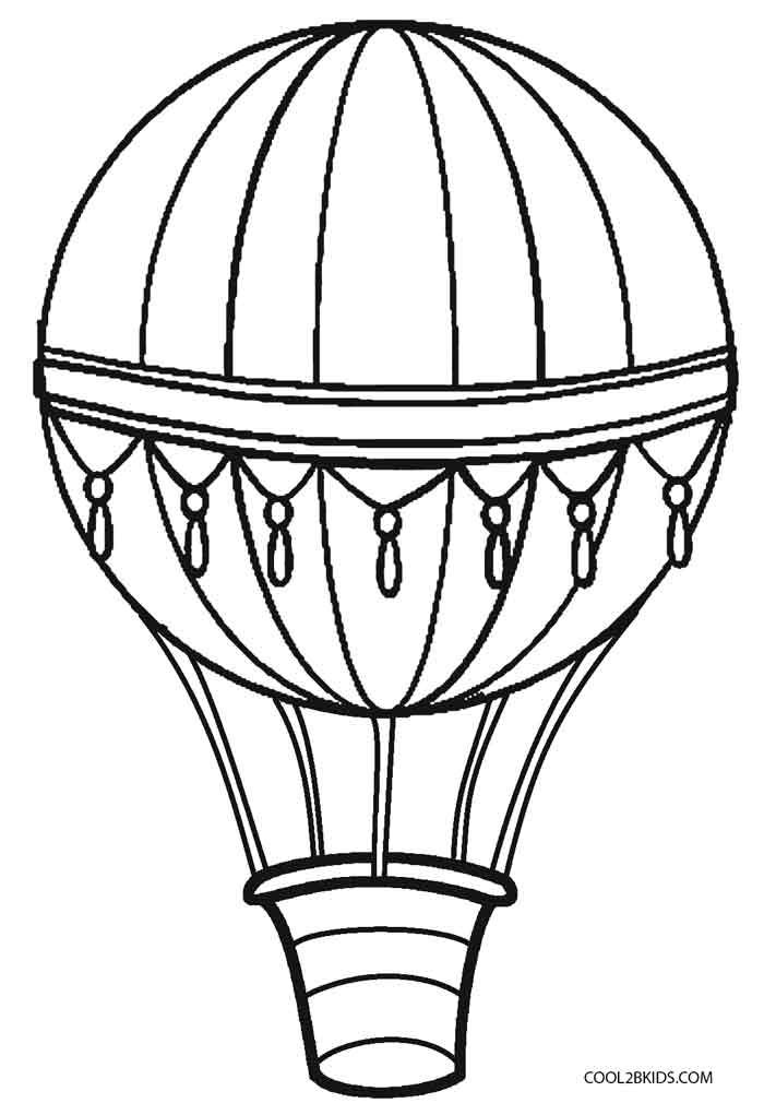 700x1021 Printable Hot Air Balloon Coloring Pages For Kids