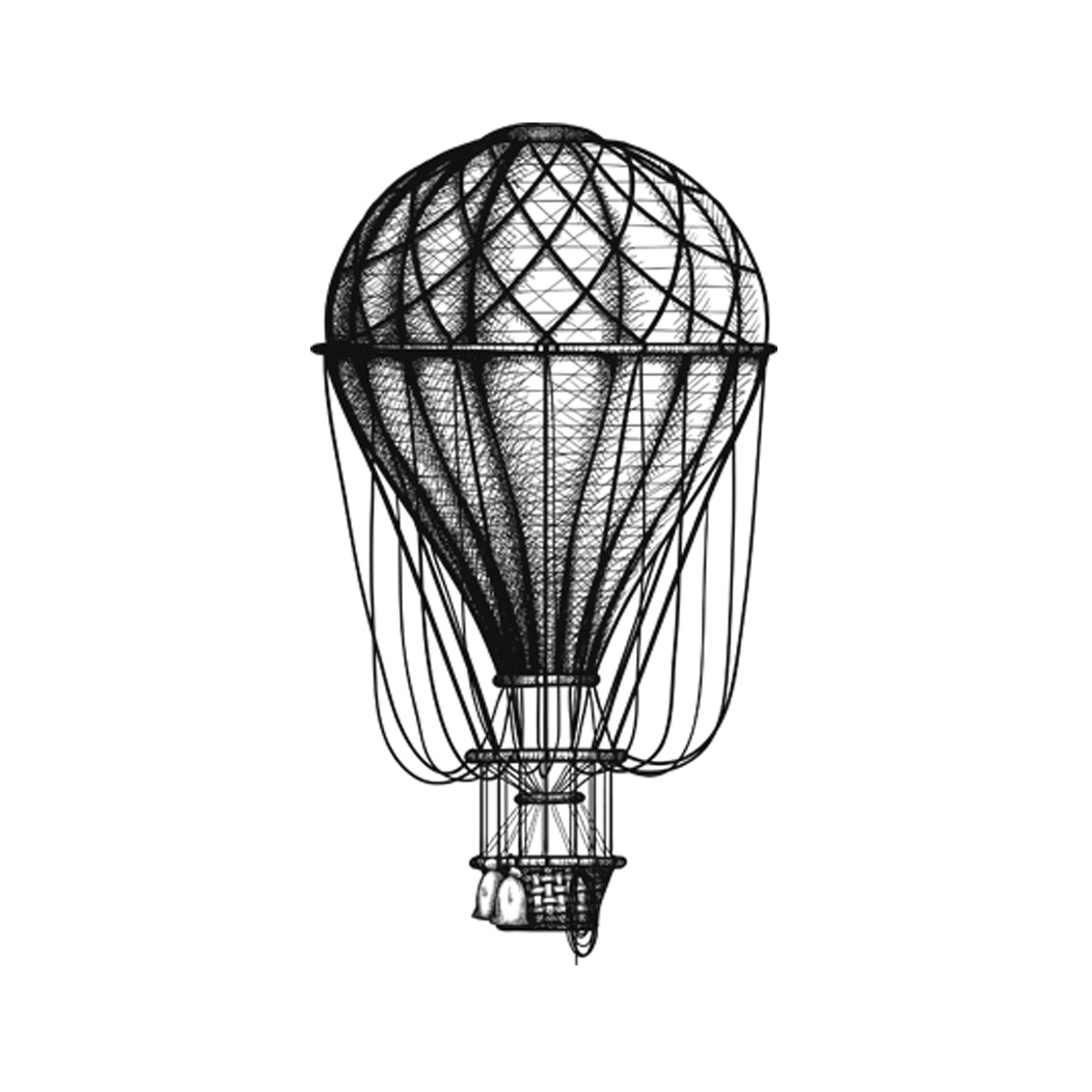 1052x1052 Vintage Hot Air Balloon Gt Peddlers Den