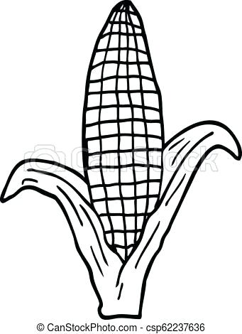 341x470 Corn On The Cob Drawing Free Vintage Digital Stamps Free Digital