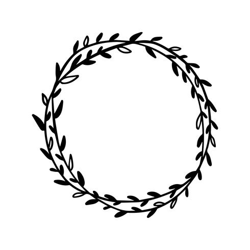 490x490 Wreath Of Leaves Vintage