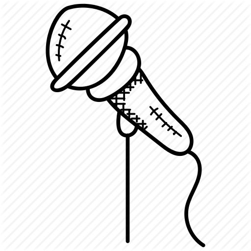 512x512 Mic, Microphone, Music, Singing, Vintage Microphone Icon