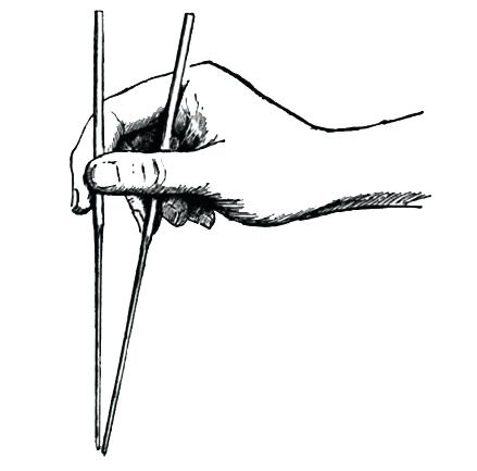 439x433 How To Draw Chopsticks