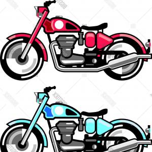 300x300 Unique Skeleton On Motorcycle Vector Illustration Drawing Arenawp